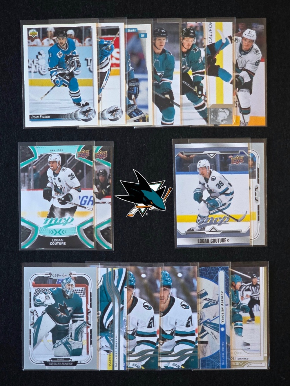🦈 15+ San Jose Sharks NHL Trading Card Lot